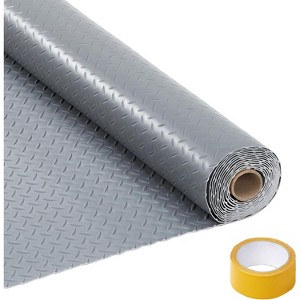 7.5 × 25 Feet Garage Floor Mat, 2.8mm Thickened Anti-slip PVC Garage Floor Mat Roll, Garage Floor Mat, Suitable for Parking Lots - 1 of 4