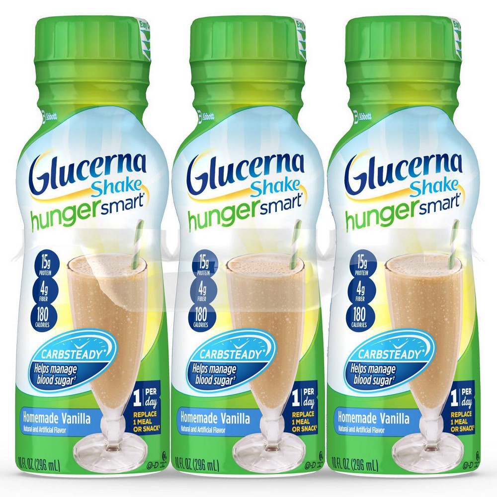 UPC 070074628844 product image for Glucerna Hunger Smart Nutrition Shake Ready-to-Drink - Homemade Vanilla - 6ct/60 | upcitemdb.com