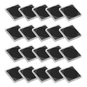 Unique Bargains Collection Supplies Coin Snap Holder with Foam Gasket 20 Pcs - 1 of 4