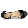 Allegra K Women's Open Round Toe Block Low Heels Ankle Strap Sandals - image 4 of 4