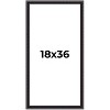 PosterPalooza | Panoramic Antique Red Picture Frame - UV Acrylic, Foam Board Backing, Hanging Hardware - 2 of 4