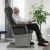 Costway Wood Glider & Ottoman Cushion Set Baby Nursery Rocking Chair - 4 of 4