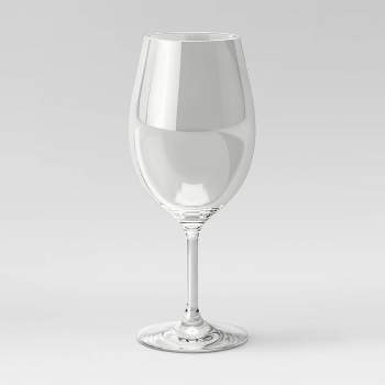 20oz Plastic Stemmed Wine Glass - Threshold™