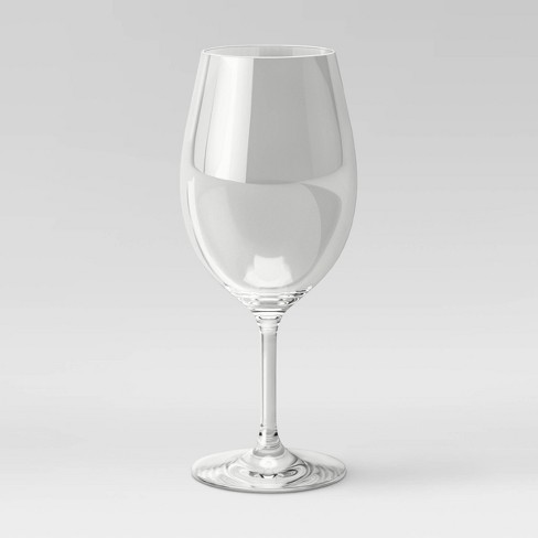 20oz Plastic Stemmed Wine Glass - Threshold™ - image 1 of 2