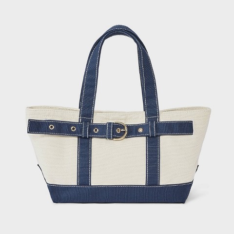 Сумки Universal Thread Canvas Mini Belted Tote Bag - Universal Thread™ Blue
