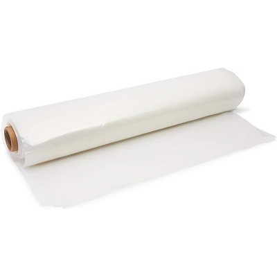 Okuna Outpost Greenhouse Plastic Film Roll 6 Mil Sheeting, Clear for Patio Farms, 25 x 40 ft