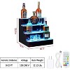 LED Juice Bottle Display Shelf with Remote & App Control, Single-Layer Acrylic Bar Shelf with Multicolor Lighting - 4 of 4