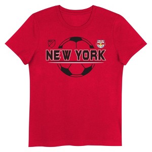 MLS New York Red Bulls Girls' Short Sleeve Crew Neck T-Shirt - 1 of 1