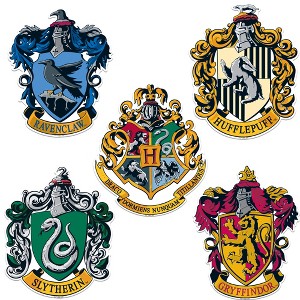 Harry Potter House Crests Sticker Pack Die Cut Vinyl Large Deluxe Stickers Variety Pack - Set - 1 of 4