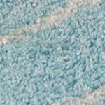 turquoise/cream