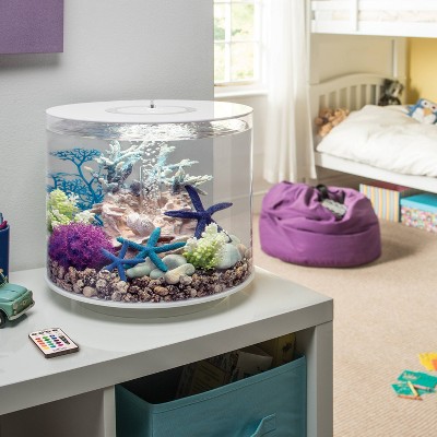 Purple and Pink Ceramic Resin Aquarium Flower Ball