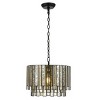 Gresher 15.5" Chandelier - CHA4018 - Mercury/Oil Rub Bronze - Safavieh - 2 of 4