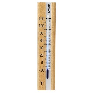 Taylor - Tube Thermometer - Wood Brown - 6.5 in. - 1 of 1