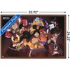 Trends International One Piece: Wano Country - Group Attack Framed Wall Poster Prints - 3 of 4