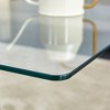 NicBex Dining Table for 4 Morden 42.2" Glass Dining Table Dining Room Table with Unique Base Design and Glass Top for Kitchen - 4 of 4