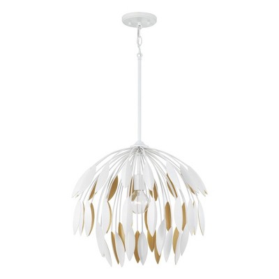 Capital Lighting Margeaux 1 - Light Pendant in  Matte White