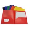 FOLDER SCHOOL SMART TWO-POCKET HEAVYWEIGHT POLY WITH FASTENERS - 2 of 4