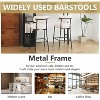 DYHOME Bar Stools Set of 4, 27 Inches Counter Height Kitchen Bar Stools with Back, Modern Metal Tall Bar Stools for Kitchen Island - 3 of 3
