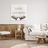 Stupell Industries Nice Caboose Bathroom Moose Antlers Canvas Art - 3 of 4