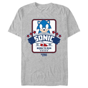 Men's Sonic the Hedgehog Born to Run T-Shirt - 1 of 4