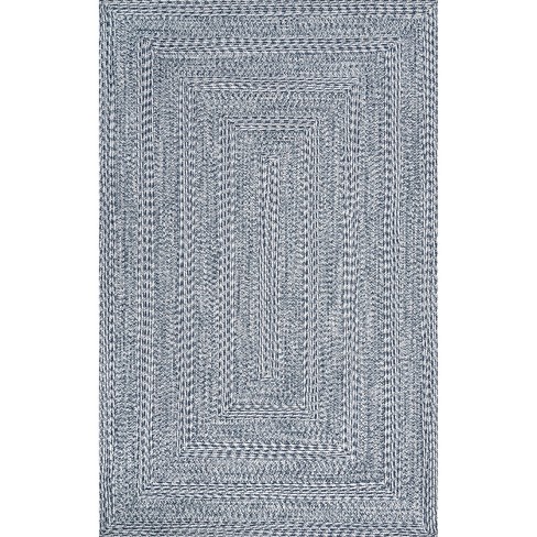 nuLOOM Water Resistant Braided Weave Outdoor Rug