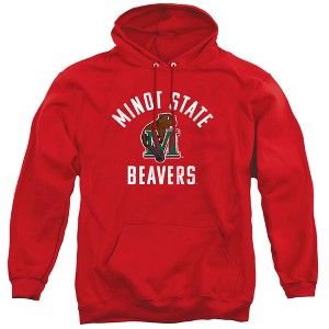 Minot State University Official MSU Beavers Logo Adult Pull-Over Hoodie - 1 of 4