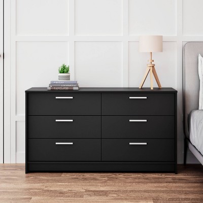 Prepac 52.5" Wide Studio Essentials 6 Drawer Dresser