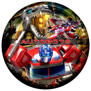 Treasures Gifted Transformers Plates 7in - Transformers Party Supplies - 24 Pack - 1 of 4