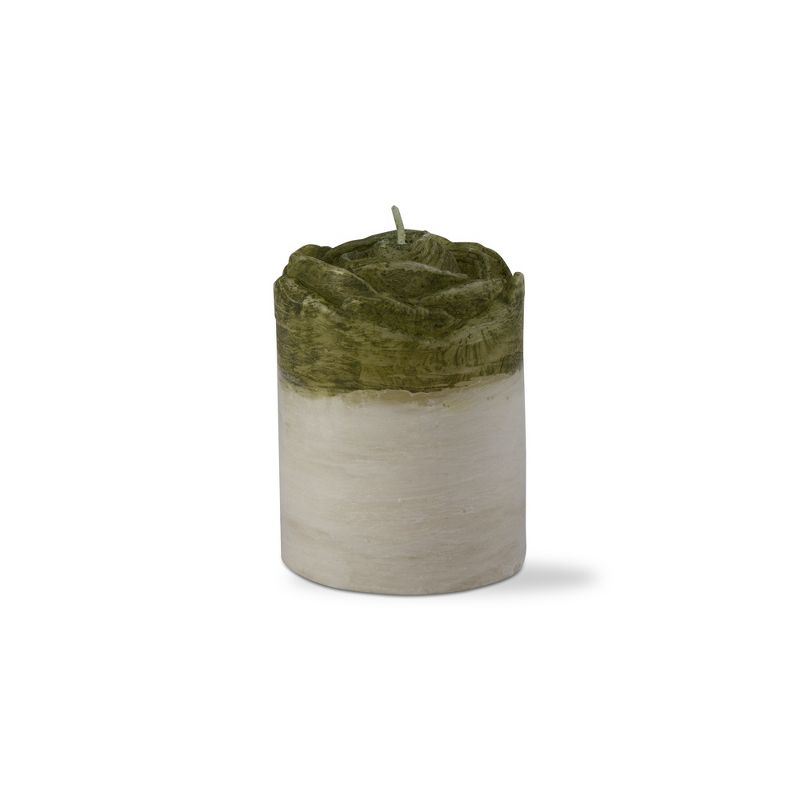 tagltd Succulent Candle Large Hand-Poured Paraffin Wax Outdoor Use, 1 of 3