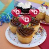 NCAA University of Dayton Flyers Logo Heart Love Cupcake Picks Toppers Decoration Set of 6 - 4 of 4