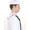 HalloweenCostumes.com One Size Fits Most   Adult Sailor Hat | Adult Costume Accessories, White - 4 of 4