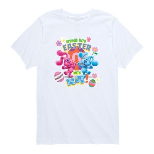 Boys' - Blue's Clues & You! - Easter with Blue Short Sleeve Graphic T-Shirt - 1 of 4