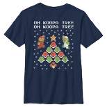 Boy's Nintendo Christmas Mario Bros. Koopa Tree T-Shirt