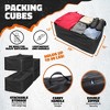 Mockins Cargo Carrier Hitch Mount Basket 60"x20"x6", 16 Cubic-ft Bag, 4 Packing Cubes and Accessories - Blue - 3 of 4