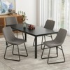 FURNIinspire Accent Chairs, Set of 4, Kitchen & Dining Room Chairs Dining Chairs, Gray, 22"*20.5"*33.9" - 2 of 4