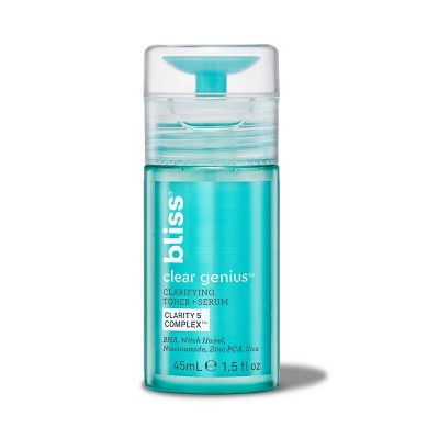 bliss Clear Genius Toner Serum Mini - 1.5 fl oz