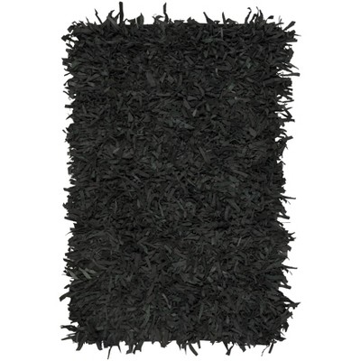 Leather Shag LSG601 Handwoven Rugs - Safavieh