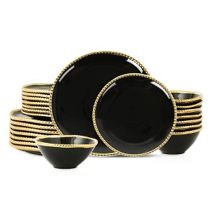 Christian Siriano New York 24pc Akoya Porcelain Dinnerware Set - 1 of 4
