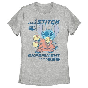 Women's Lilo & Stitch Experiment 626 Armed and Ready T-Shirt - 1 of 4