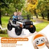 Jojoka 24V Ride On Car for Kids, 2 Seater Electric Truck with Remote Control, 4WD/2WD Switchable, Led Headlight - 2 of 4