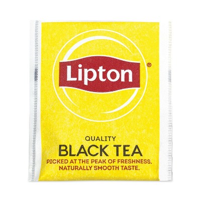 Lipton Tea Bags, Black  - Case of 312 - 0.07 Oz