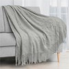 PAVILIA Knit Textured Soft Throw Blanket for Sofa, Living Room Decor, and Bed - 2 of 4