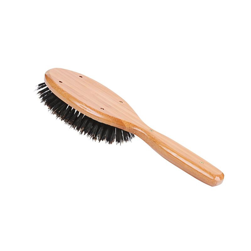 Bass Brushes Shine & Condition Hair Brush with 100% Premium Natural Bristle FIRM Pure Bamboo Handle Large Oval, 4 of 6