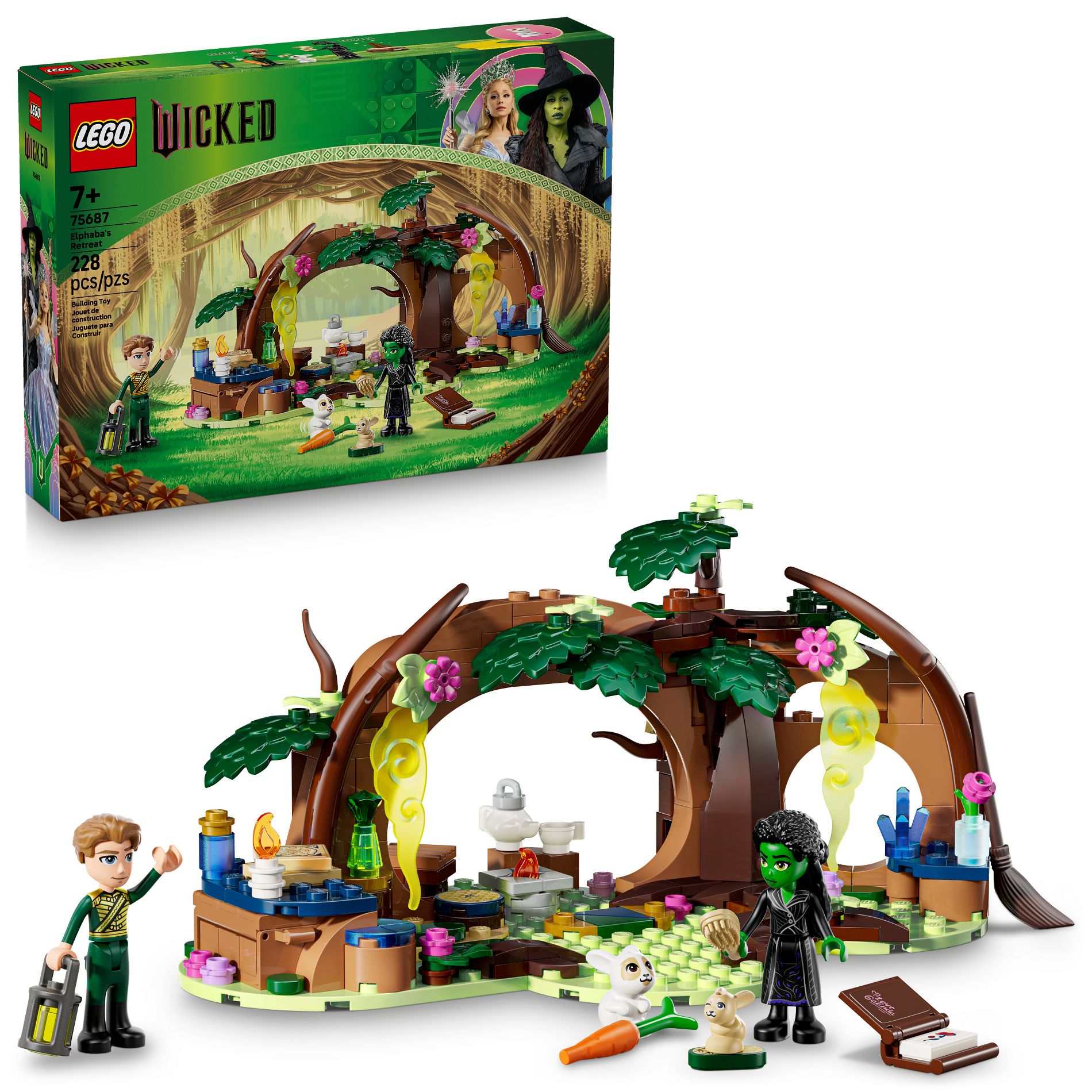 LEGO Wicked Elphaba’s Retreat Building Toy 75687