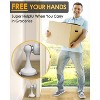 DOMETOUR Magnetic Door Stopper with Double-Sided Tape, No Drilling, Strong Hold, Door Catch for Bottom of Door - 4 of 4