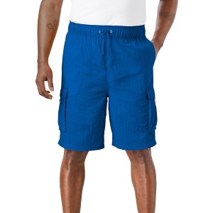 KingSize Men's Big & Tall 8" Cargo Swim Trunks - 1 of 4