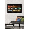 Trends International David Bowman - John 3:16 Framed Wall Poster Prints - 2 of 4