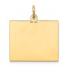 Black Bow Jewelry 14k Yellow Gold Thursday Start Perpetual Calendar Charm Pendant, 22mm - 3 of 4