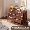 GAOMON 47.2" Tall Fluted Dresser with 6 Deep Drawers,Modern Curved Profile Wooden Storage Chest for Multi-Room Use - 2 of 4