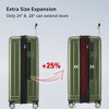 3-Pieces(20inch 24inch 28inch) Hardside Luggage Sets Expandable Luggages Spinner Suitcase With TSA Lock Lightweight Carry On Luggage - 3 of 4